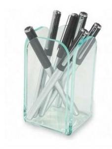  High Quality Acrylic Pen Holder With Fashion Shape Manufactures