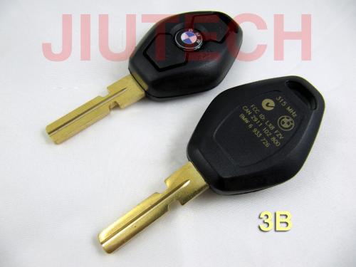  Bmw car  keys shell 3 button 4 track Shell backside Manufactures