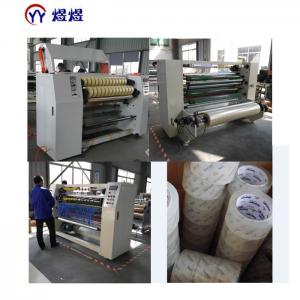  1800kg Transparent Bopp Tape Jumbo Roll Adhesive Slitting Machine Manufactures