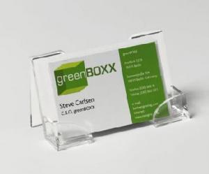  Name Card Box Acrylic Organizer For Office Staff Manufactures