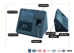  Biometrict Face Identification Access Control System IR Camara TCP IP 4.3 Inch Touch Screen Manufactures