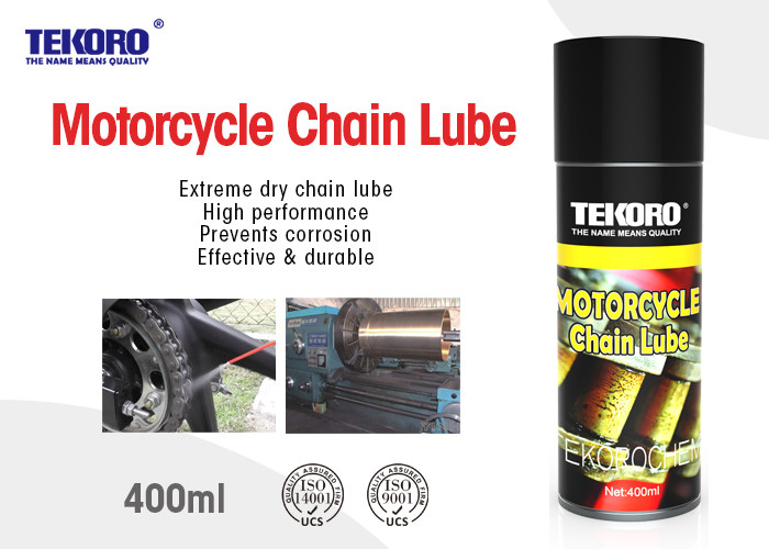  Motorcycle Chain Lube Leaves Lubricating Non - Drying Film That Resists Wash Off & Sling Off Manufactures
