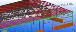 China Steel Workshop Civil Engineering Structural Designs For Fabrications on sale