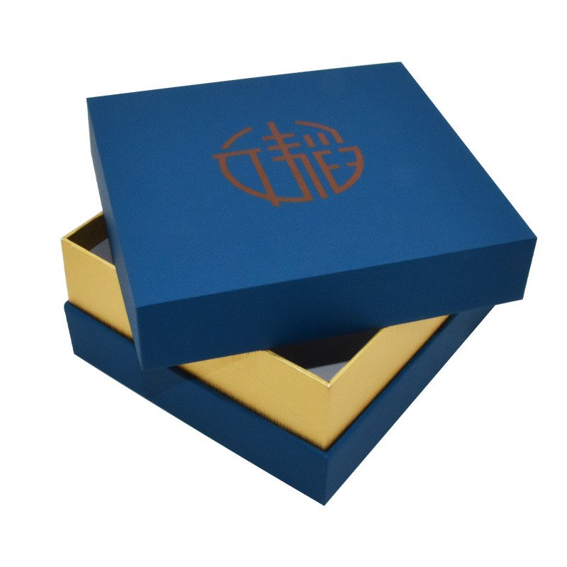 Quality Cardboard Branded Pre Wrapped Gift Box Silk Packaging Two Lid Bottom for sale