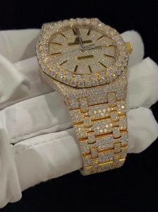  AP watch moissanite watch luxury vvs1 men watches diamond High end jewelry customization Custom moissanite watch Manufactures