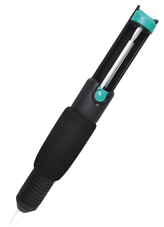 China Black Blue Solder Sucker Desoldering Pump , Multifunctional Solder Vacuum Pen on sale