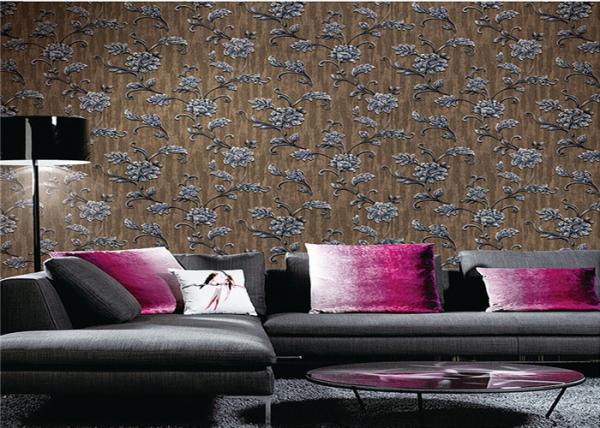 Quality Italy Style Contemporary Textured Wallpaper 1.06 Meter Modern Home Wallpaper for sale