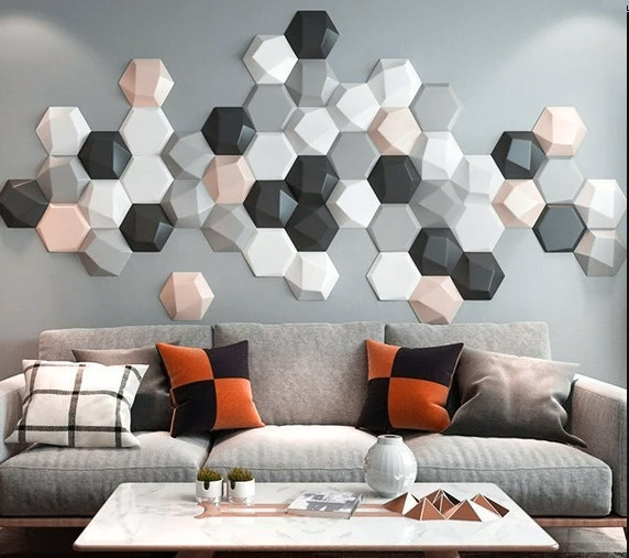  Office 3D Acoustic Panel Pet Fiber Felt Sound Absorbing Wall Decorative Manufactures