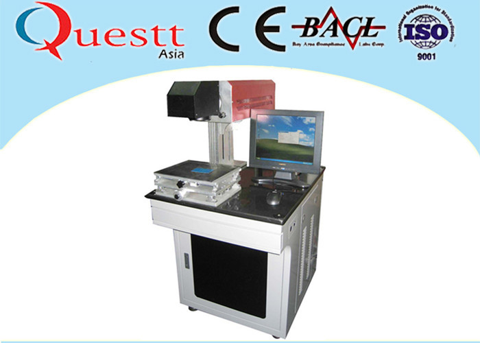 China 10W CO2 Laser Marking Machine For Plastic Leather Fabric With Air Cooled on sale