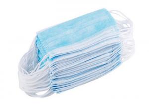  3 Ply Surgical Non Woven Fabric Face Mask Soft Materials Without Skin Irritation Manufactures