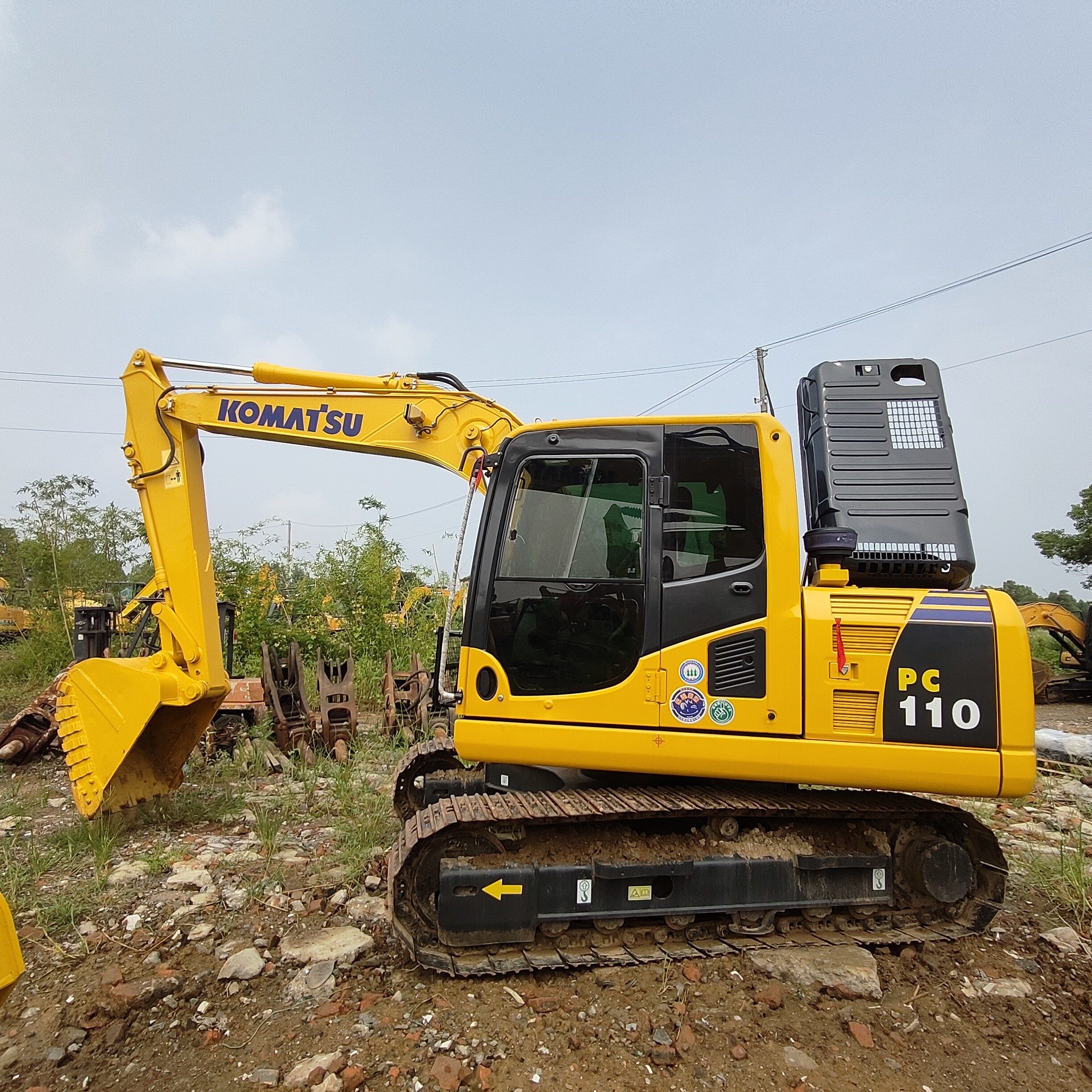 China Good condition Komatsu used excavator pc110 Japan imported second hand digger Komatsu pc110 on sale
