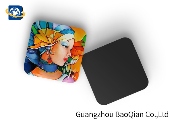  Mini 3D Personalised Tea Coasters / Cup Coasters , Custom Square Coasters Printing Placemat Manufactures