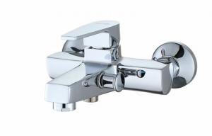  Square Wall Mounted Single Handle Tub And Shower Faucet with Brass Body , HN-3B65 Manufactures