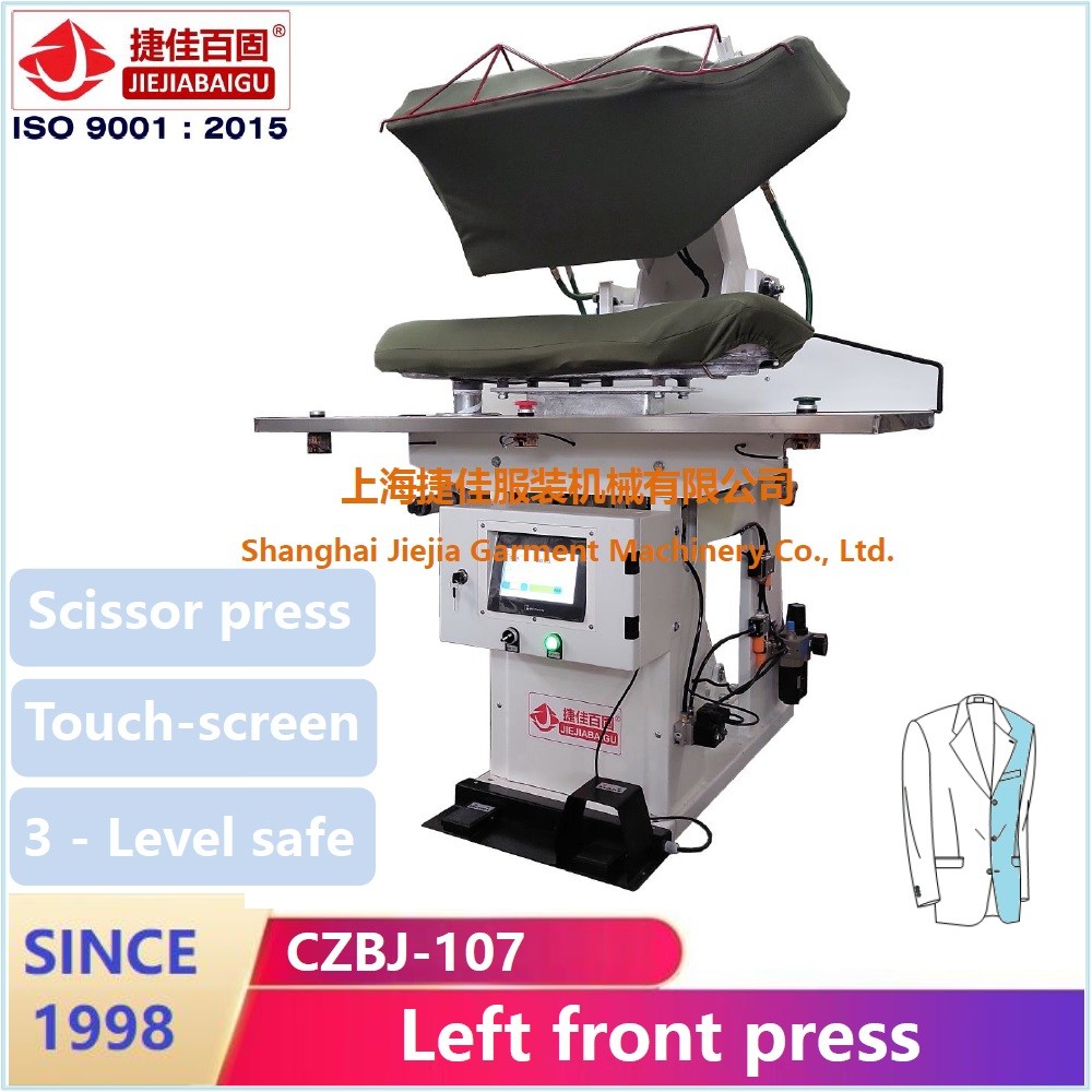 China PLC Jacket Blazer Suit Commercial Laundry Press Machine For Front Type Ironing on sale