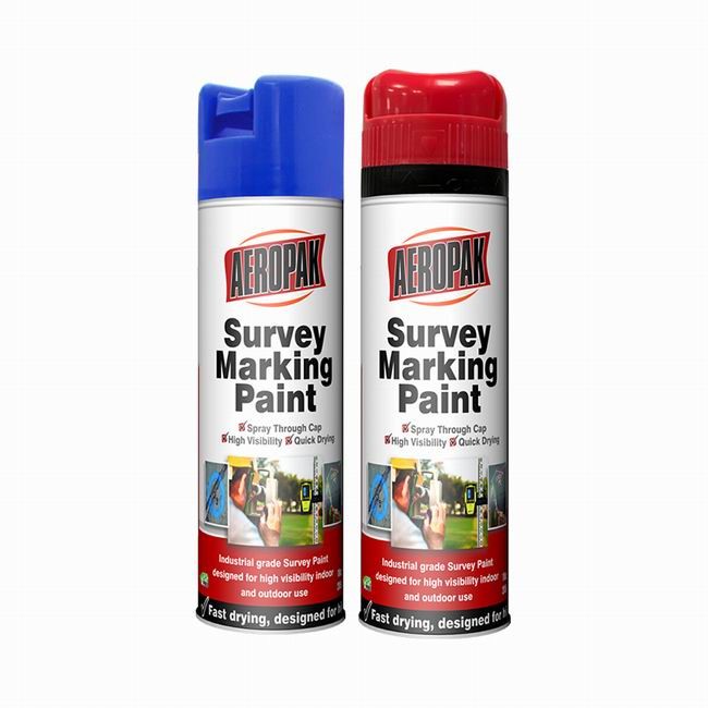 Aeropak 500ml Survey Marking Spray Paint Metal Can Bean Green Color Manufactures