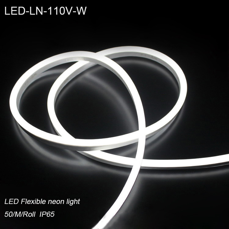  110V Natural white Outside waterproof IP65 led flexible neon light Manufactures