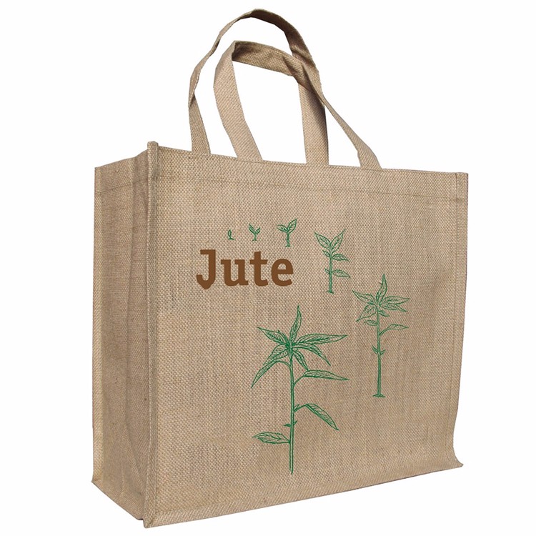 Custom natural eco friendly jute bags wholesale