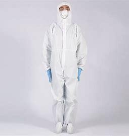  Biological Hazmat Plastic Protective Suit For Medical Isolation Manufactures