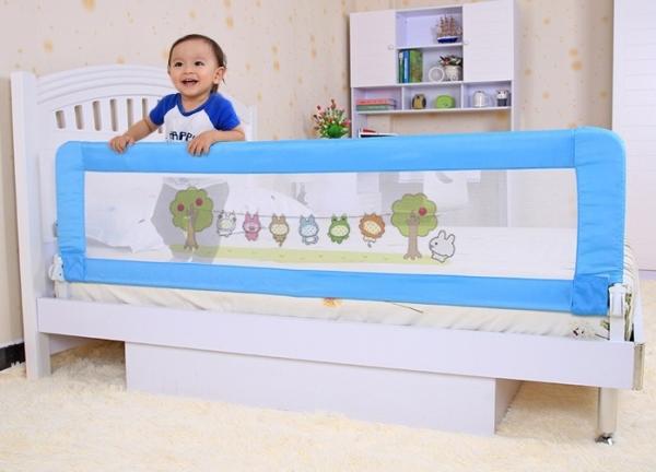 Quality Baby Portable Adjust Bed Rail 100cm with Woven Net , infant bed rails for sale