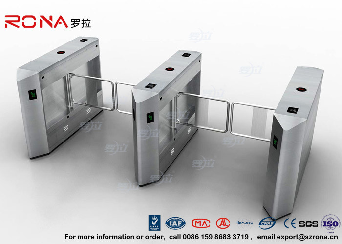  Security 900mm Swing Barrier Gate Handicap Accessible RFID Turnstyle Gates Manufactures