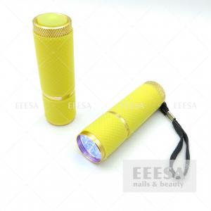  Yellow Wireless Portability Small Size Gel Uv Nail Flashlight Lamp Led 9W Manufactures