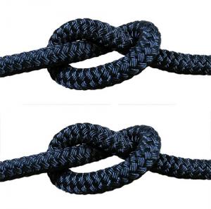  1/2" X 100' Halyard sail line,anchor rope polyester double braid ,Black Manufactures
