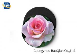  Stunning Flower Personalised Round Coasters , Print Your Own Coasters 3D Lenticular Picture Manufactures