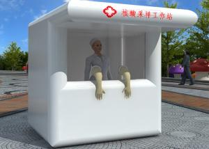  Air Sealed Mobile Fast Set Up Inflatable Nucleic Acid Booth Sampling Cabin Workstation Manufactures