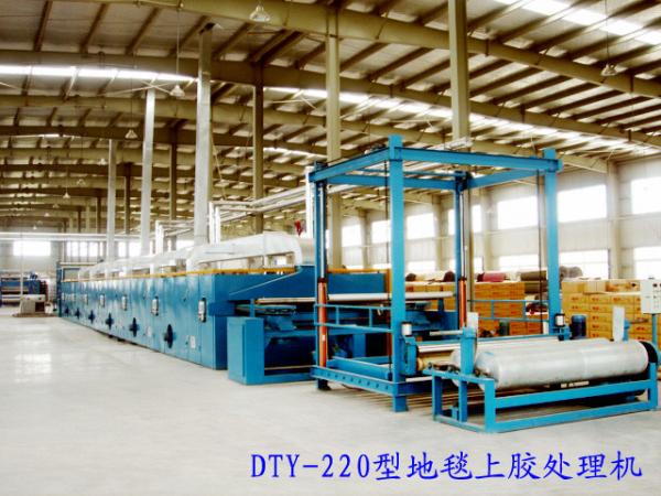 Quality 420 Cm Machine Woven Rugs , Carpet Powder Coating Machine 1 - 5m / Min Frequency Control for sale