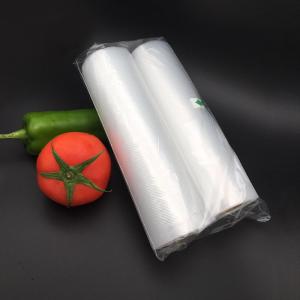 China 80um 28cm*5m Food Grade Vacuum Bag Rolls One Side Embossing on sale