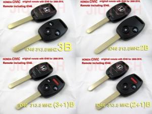  08-10 Honda Civic Romote KEY ID46 313.8 Manufactures