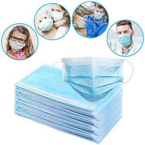  Soft 3 Ply Disposable Mask / Non Woven Face Mask With Elastic Ear Loop Manufactures