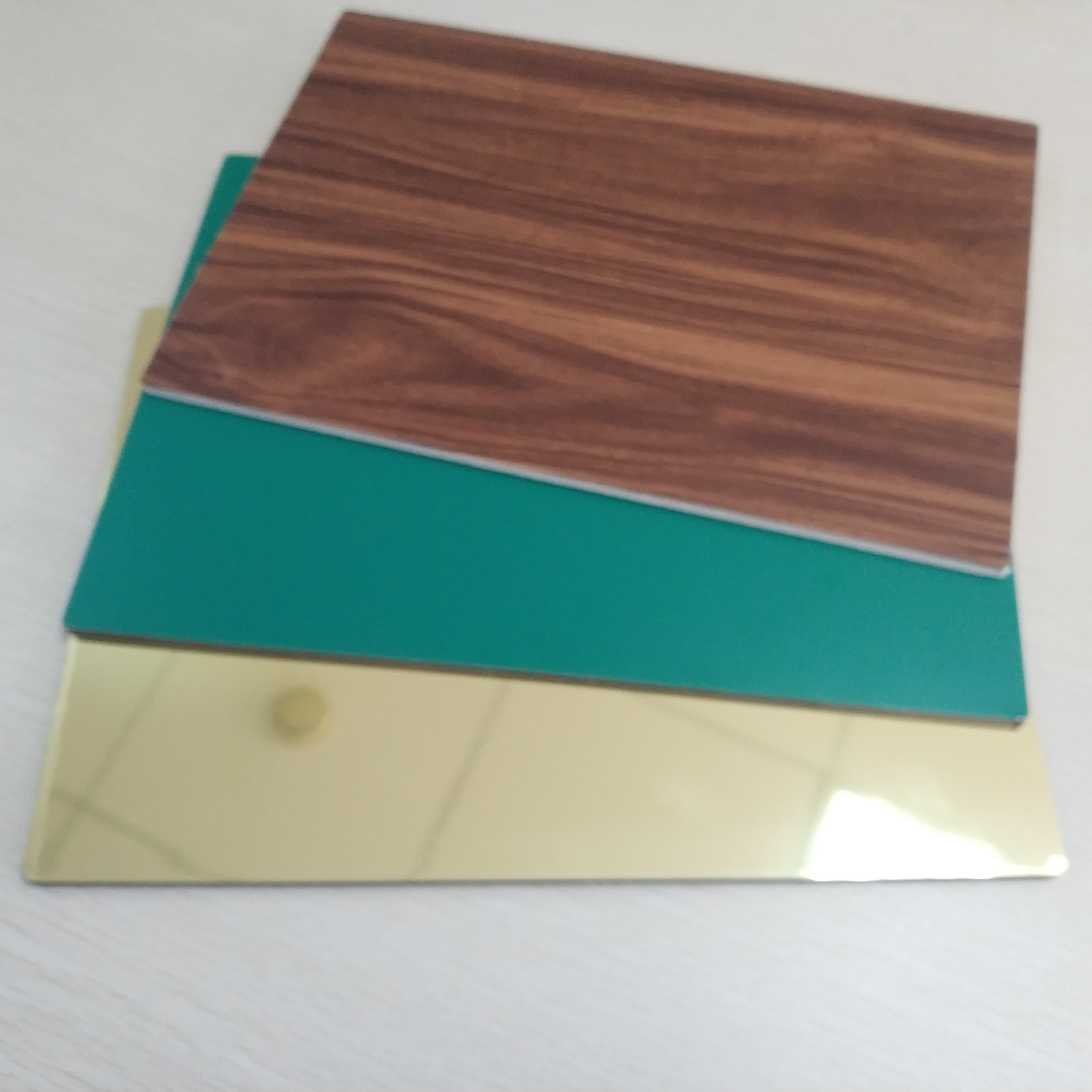  Bended Wood Grain Aluminum Composite Panel For Exterior Building Roof Manufactures