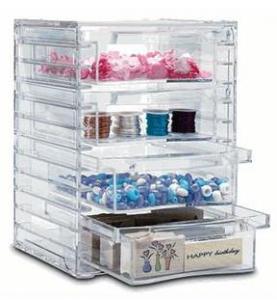  Tower Design Acrylic 4 Drawer Organizer With Quick Delivery Manufactures