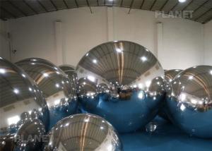  Air Sealed Giant PVC Silver Stage Christmas Decoration Inflatable Decorative Mirror Ball Manufactures