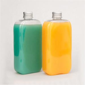 China Customized Empty Plastic Juice Bottles ODM Transparent With Cap on sale