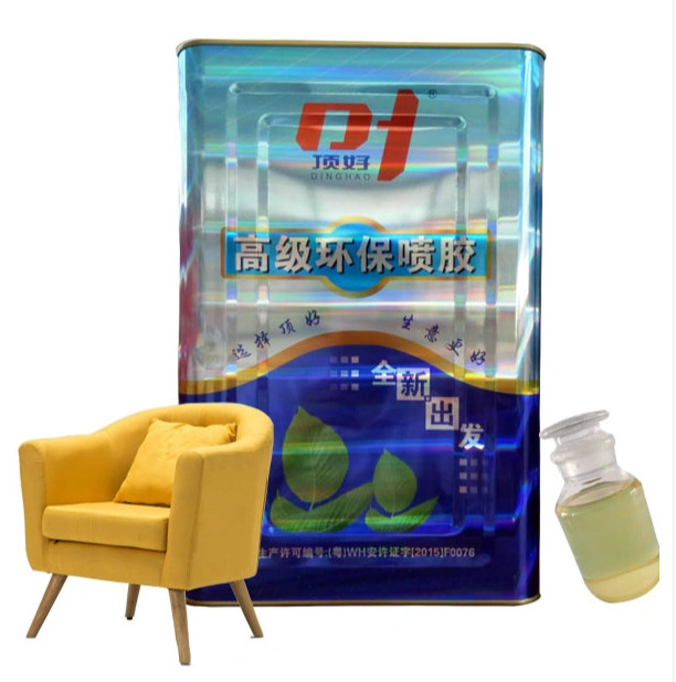  Waterbased Spray Adhesive Light Yellow Liquid For Sofa Mattress Furniture Manufactures