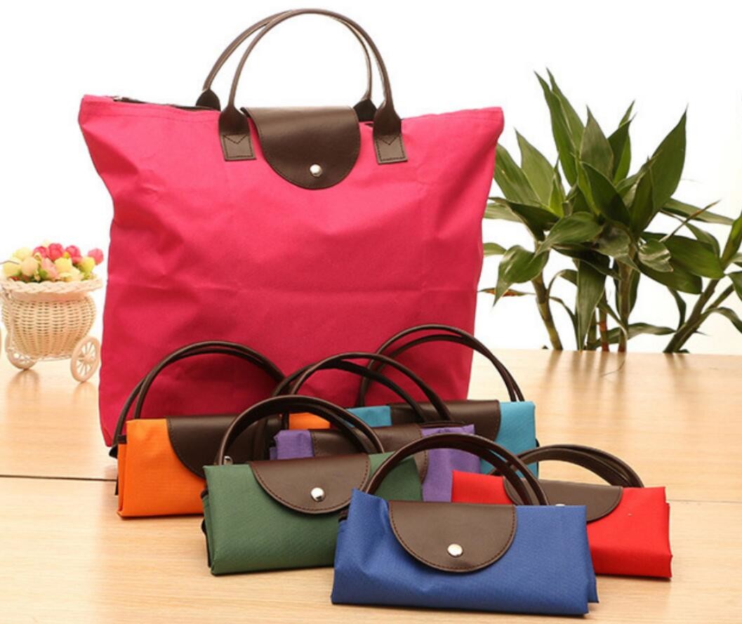 China Reusable  Foldable Shopping tote Bag Folding Tote Shopping Bags reusable grocery shopping bags bag factory on sale