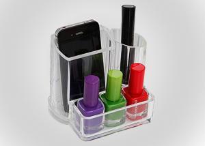  Cosmetics Transparent Nail Polish Holder Portable For Washstand Manufactures