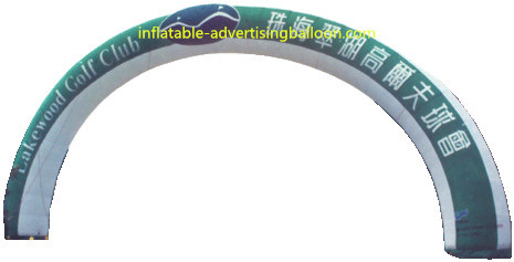  10M Fashion Inflatable Arch , Inflatable Entrance Arch Made Of Oxford For Advertising Manufactures