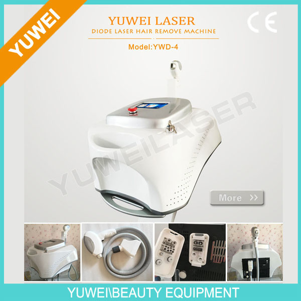 China Yuwei Laser YWD-4 Painless 808 nm diode laser hair removal price with ChillTip handpiece on sale