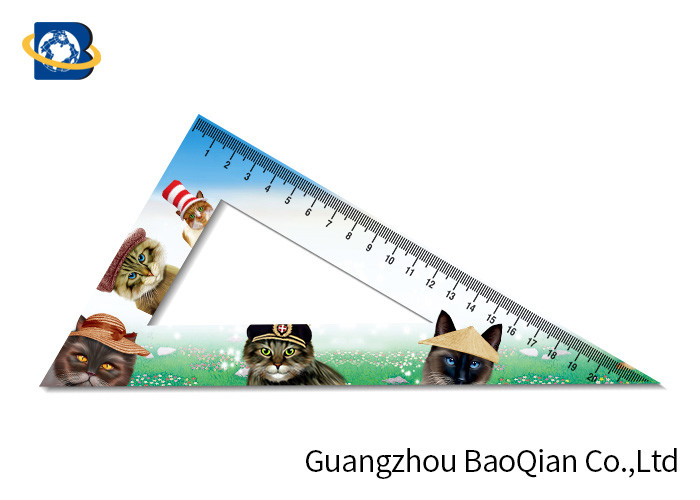  Plastic Measuring 3D Lenticular Ruler Animal Image For Kids Stationery Gifts Manufactures