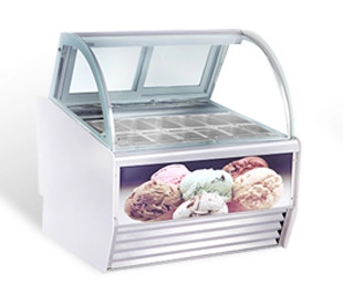 Danfoss Compressor 240L Store Ice Cream Display Cabinets