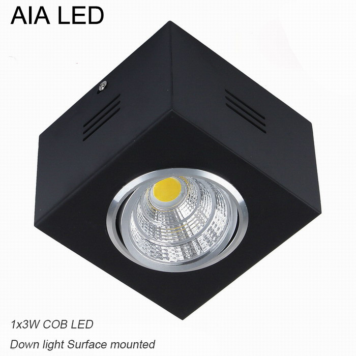  IP42 blackCOB 3W Ceiling down light&LED Grille light Manufactures