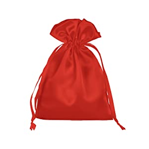 Red Satin Gift Bags