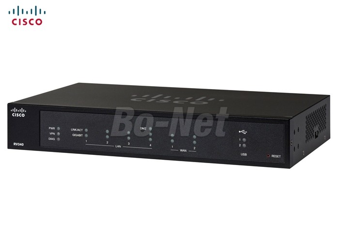 China Wired Enterprise Gigabit VPN Router RV340 Dual WAN 4 LAN Router Cisco RV340-K9-CN on sale