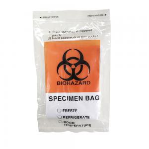  Self Adhesive  Specimen Packing 95kPa Biohazard Garbage Bags Manufactures