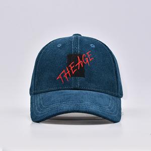  6 Panel Outdoor Baseball Cap Custom Color And Size Unisex Corduroy Fabric Manufactures