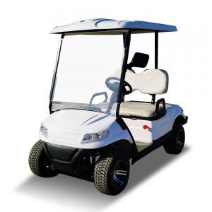 China 48 Volt Electric 2 Seater Golf Cart Buggies white All Wheel Drive on sale