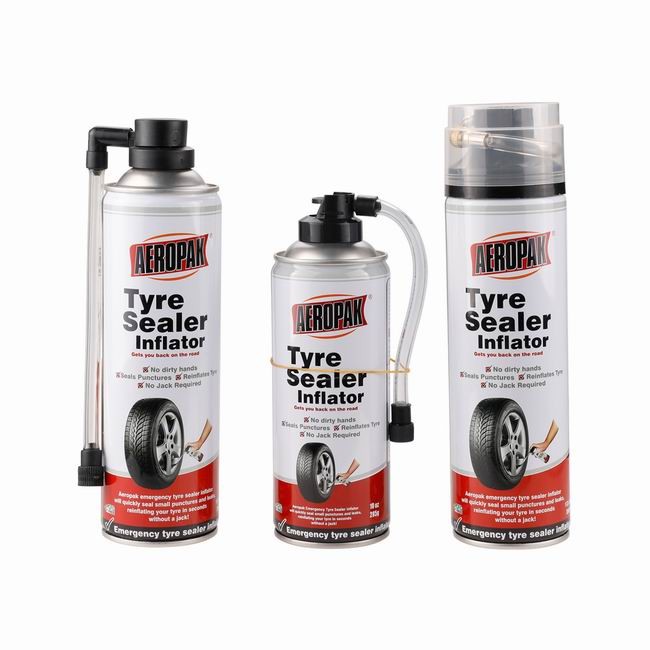  Tinplate Can Tyre Sealer Inflator Emergency Repair Aeropak 450ml Manufactures